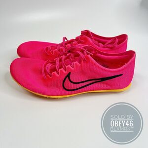 Nike Zoom Mamba 6 Low Hyper Pink Track & Field Distance Spikes DR2733-600 Sz 10